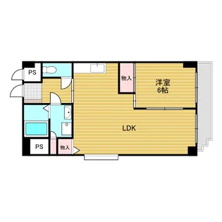 ディオサC.S.【1階】の間取り