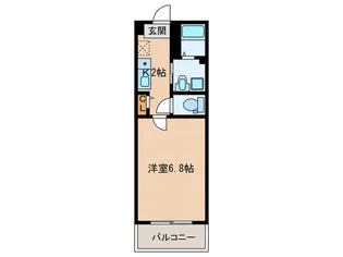 スリム藤崎II【2階】の間取り