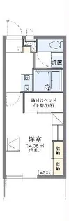 レオパレスコモド 太平【2階】の間取り