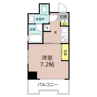 中駒一宮駅東マンション【5階】の間取り