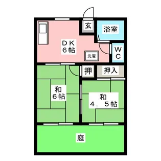 エクセレンス青山【1階】の間取り