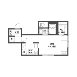 CALM荻窪【1階】の間取り