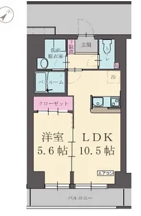 エイトバード東静岡【3階】の間取り