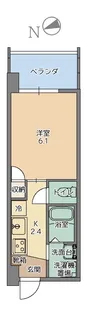 トーマス南上原【8階】の間取り