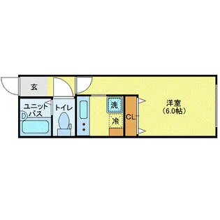 MODULOR赤坂【2階】の間取り