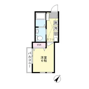 登戸ハウス【1階】の間取り