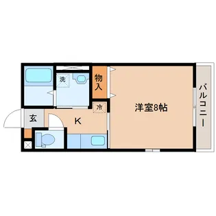 レトアI【1階】の間取り