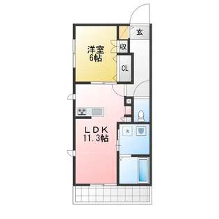 HEBEL Dolce【2階】の間取り