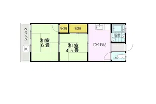 コーポ太田【2階】の間取り