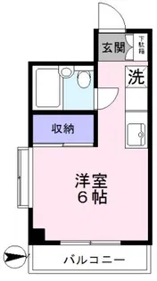 SMICA ECO BASE つつじヶ丘【3階】の間取り
