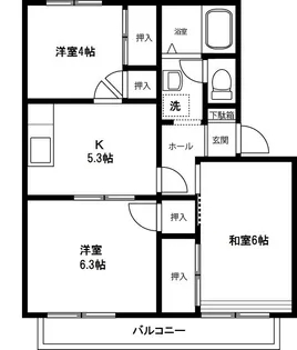 グランドソレイユ【2階】の間取り