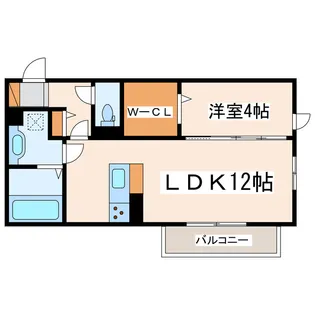 フレア【1階】の間取り