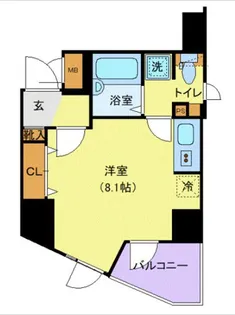 プリズムスクエア本駒込【3階】の間取り