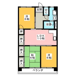菱野ビル【2階】の間取り