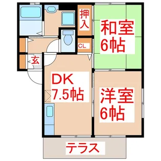 GRACIAS 弐番館【1階】の間取り