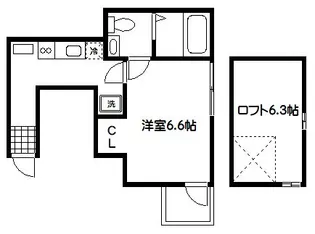 コンフォートアビリー【2階】の間取り