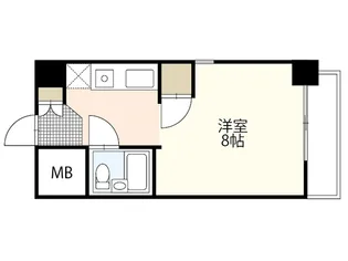 佐伯ビル【4階】の間取り