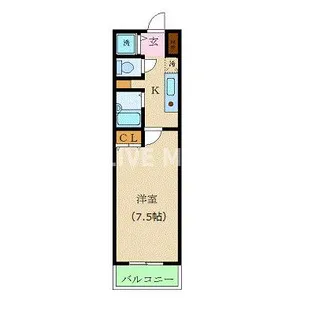 カスタリア新宿【12階】の間取り