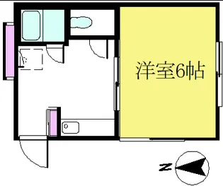 ユーアイ館【1階】の間取り