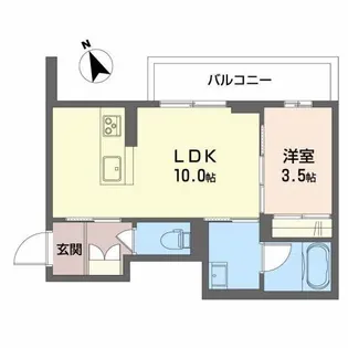 メゾン宝町【2階】の間取り