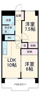 パティオクラブ滝ノ水【4階】の間取り
