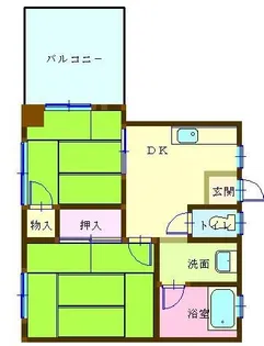 新町ビル【3階】の間取り