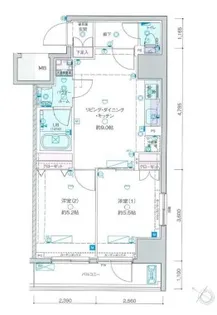 東京都台東区千束4【マンション】の間取り