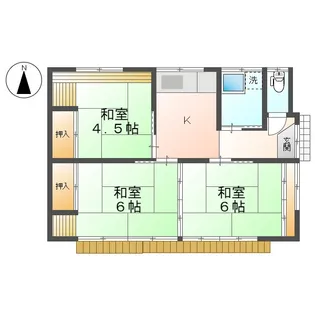 福島県伊達市保原町字城ノ内【一戸建】の間取り