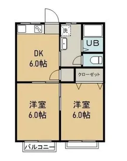 シャトルタカノ【1階】の間取り