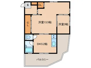 YOSHIHARAハイツ【1階】の間取り