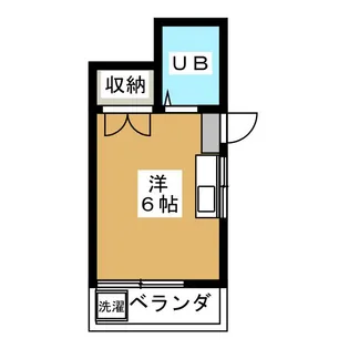 ユマニテ調布【2階】の間取り