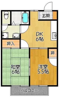 ロジュマン・J【2階】の間取り