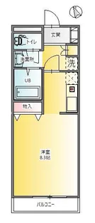 シャンドフルール【3階】の間取り