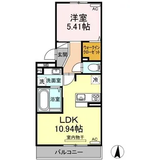 アンファン ウルー【2階】の間取り