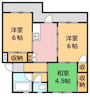 クレメント佐野【3階】の間取り