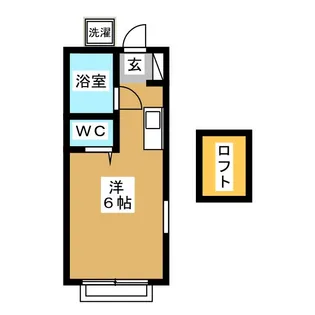 カラプーヤ国立【2階】の間取り