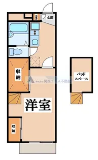 レオパレスCsグランパ【2階】の間取り