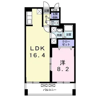 グランシャリオ【4階】の間取り