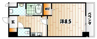 ニューサンリバー15番館【4階】の間取り