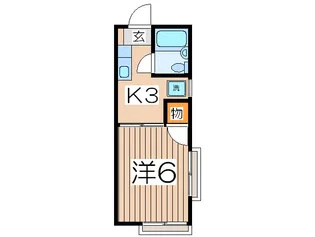 メンズスタ-ヒル【2階】の間取り