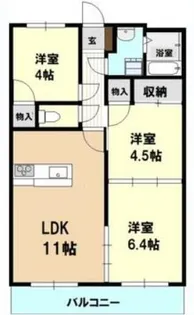 ファミーユみなみ【3階】の間取り