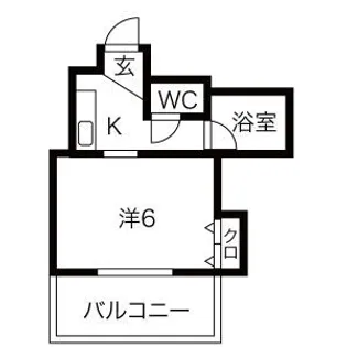 レジデンス山和II【3階】の間取り