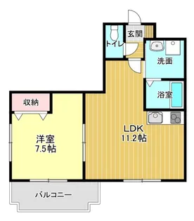 ザ・レジデンス元魚【9階】の間取り