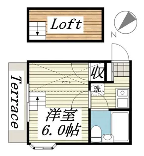 ロフティスピング鎌ヶ谷【1階】の間取り