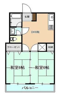 メゾン平井【5階】の間取り