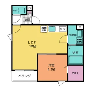 grandeur笠寺【1階】の間取り