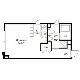 東京都新宿区舟町【マンション】の間取り