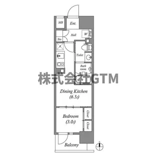 東京都台東区竜泉2【マンション】の間取り