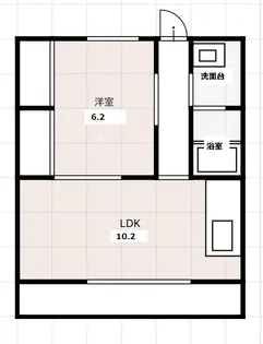 高知県高知市高須2【マンション】の間取り
