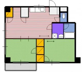 サニーヒル江波【3階】の間取り
